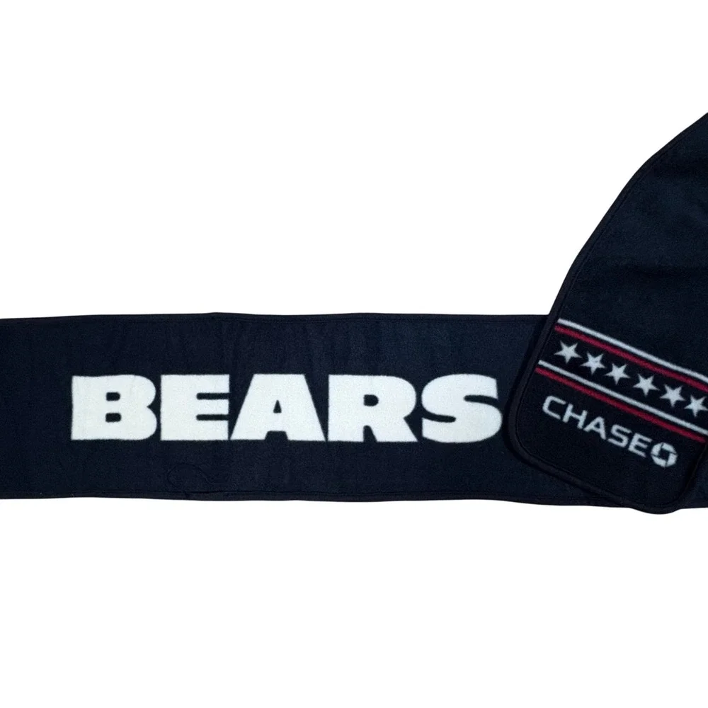 2 Chicago Bears Chase 9/11 10th Anniversary Scarf Blue Fleece 52